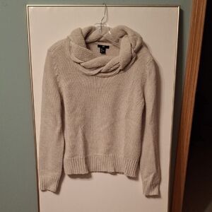 H&M Women's Cowl Neck Sweater - Cream